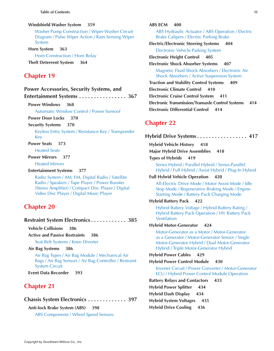 Auto Electricity and Electronics, 6th Edition page 11
