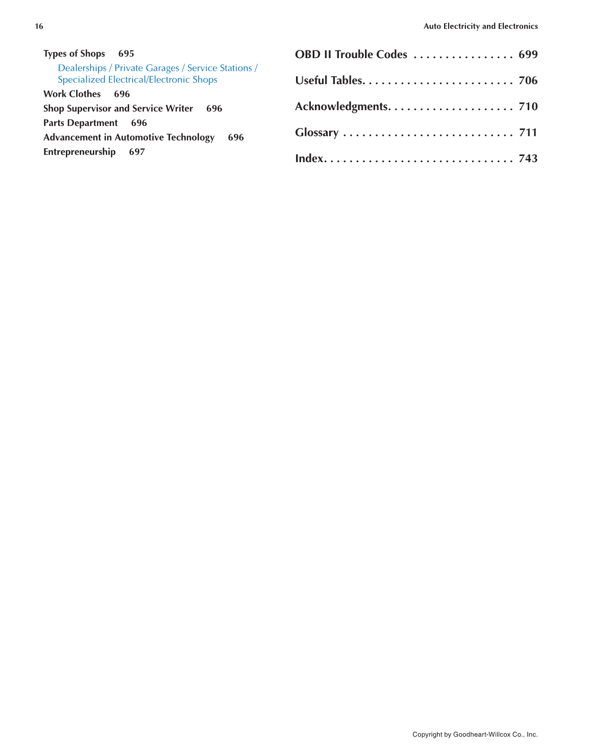 Auto Electricity and Electronics, 6th Edition page 16