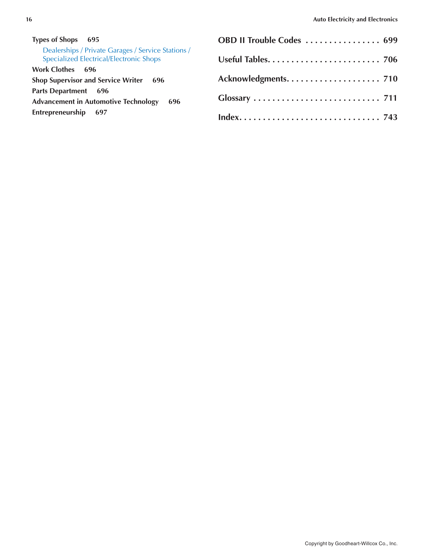 Auto Electricity and Electronics, 6th Edition page 16