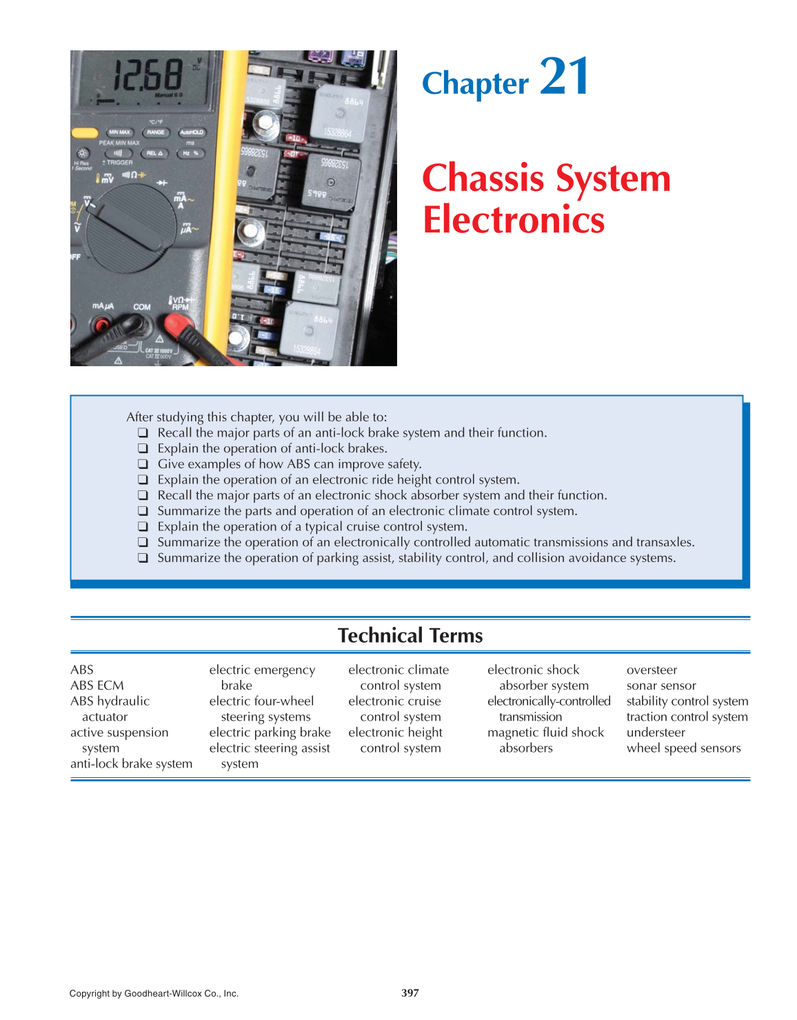 Auto Electricity and Electronics, 6th Edition page 397