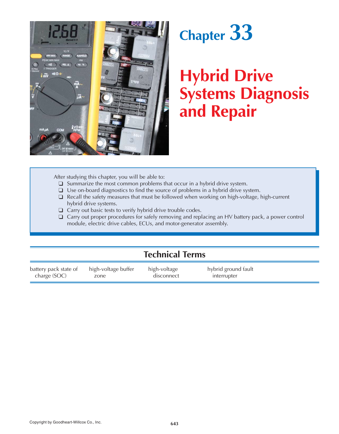 Auto Electricity and Electronics, 6th Edition page 643