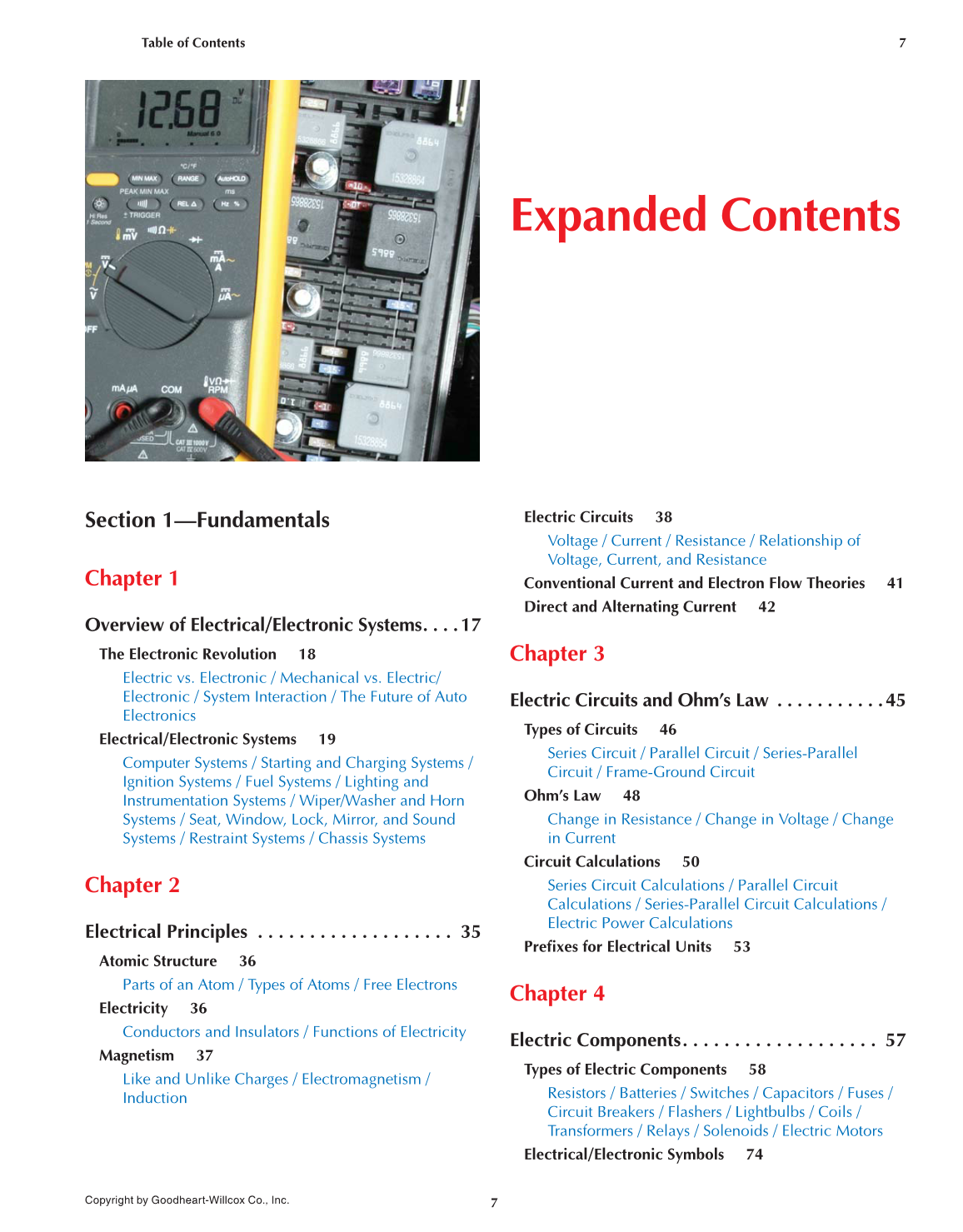 Auto Electricity and Electronics, 6th Edition page 7