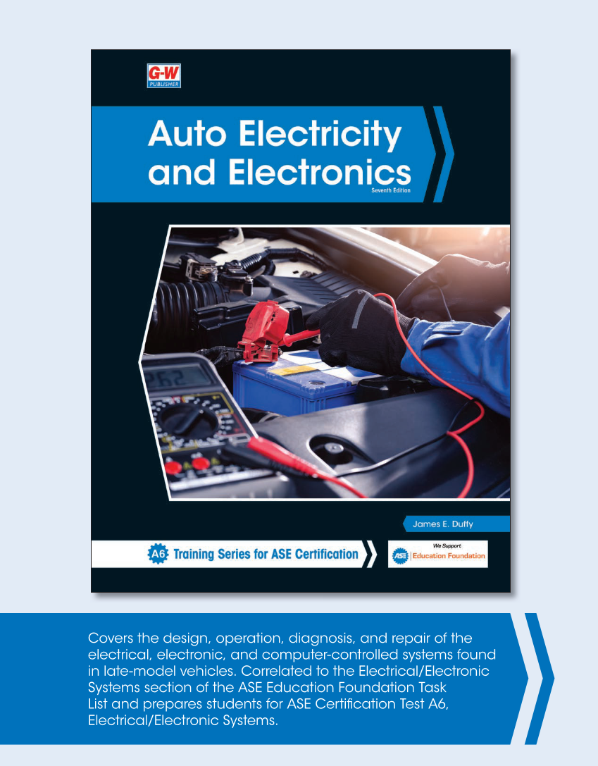 Auto Electricity and Electronics, 7th Edition, Online Textbook page M1
