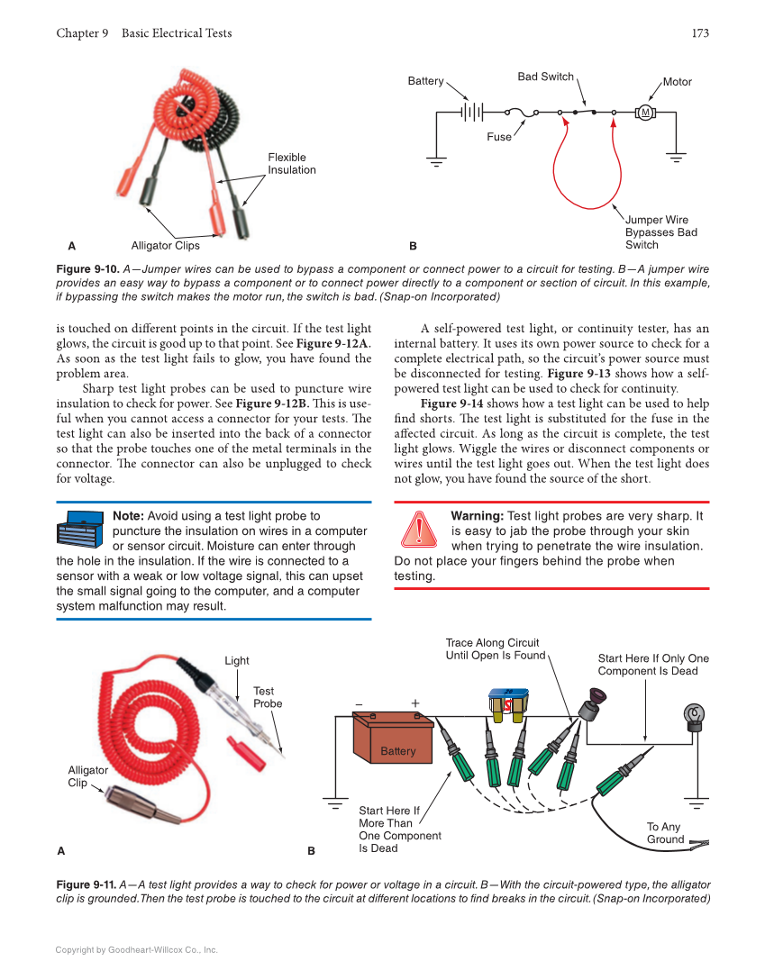 Auto Electricity and Electronics, 7th Edition, Online Textbook page 173