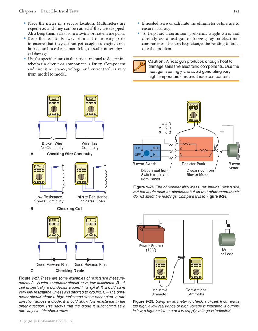 Auto Electricity and Electronics, 7th Edition, Online Textbook page 181