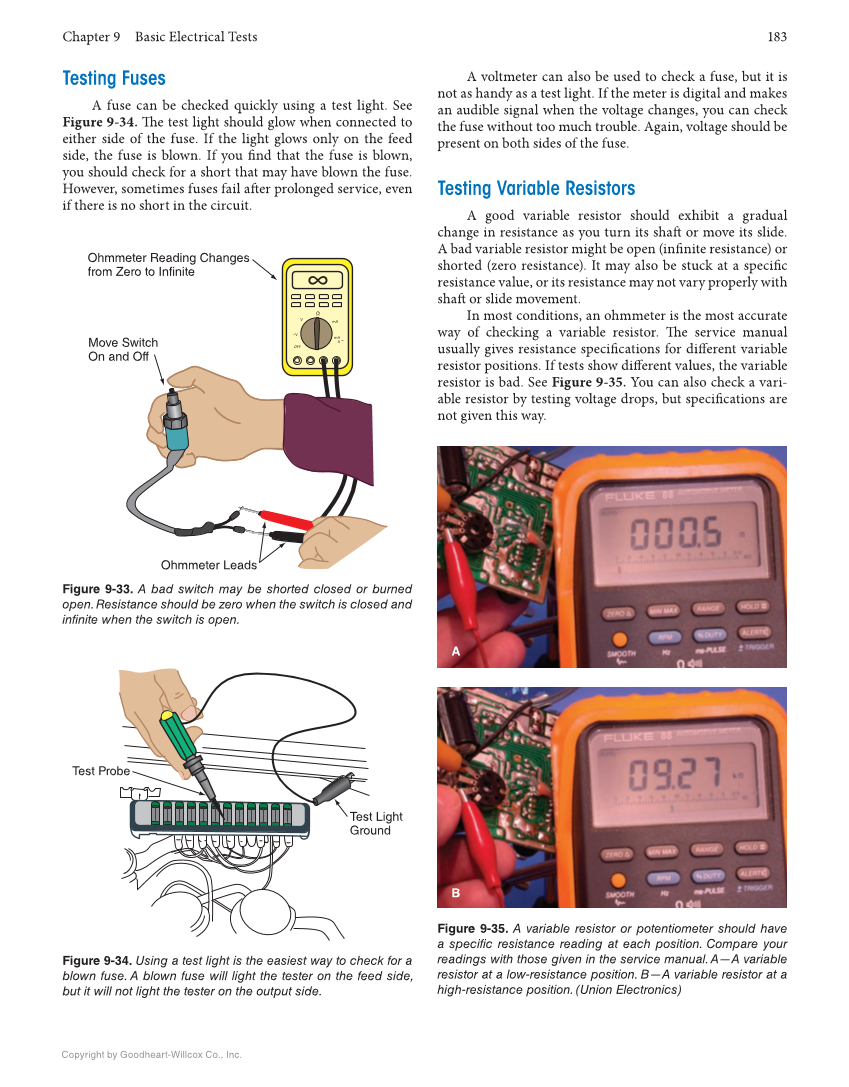 Auto Electricity and Electronics, 7th Edition, Online Textbook page 183