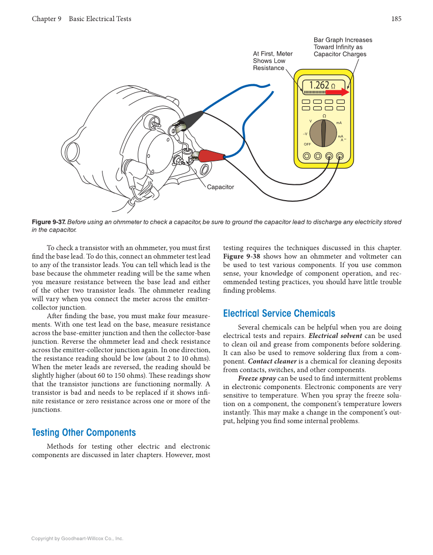 Auto Electricity and Electronics, 7th Edition, Online Textbook page 185