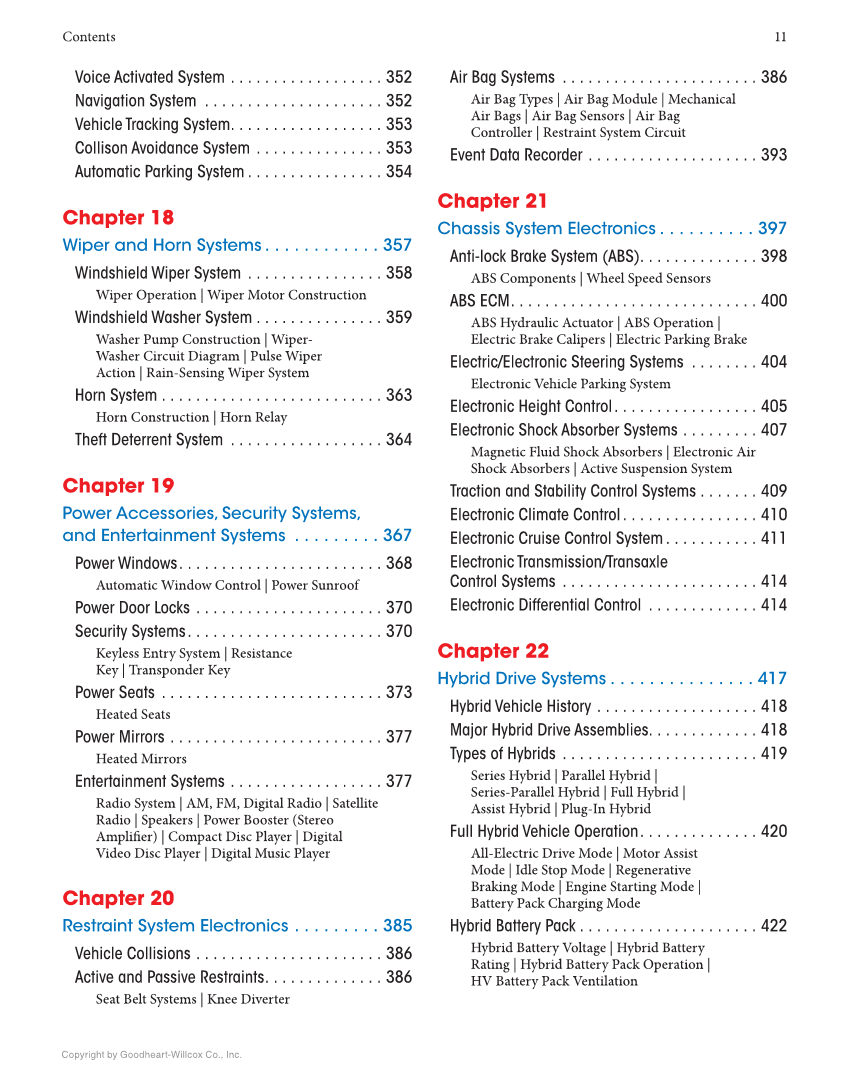 Auto Electricity and Electronics, 7th Edition, Online Textbook page 11