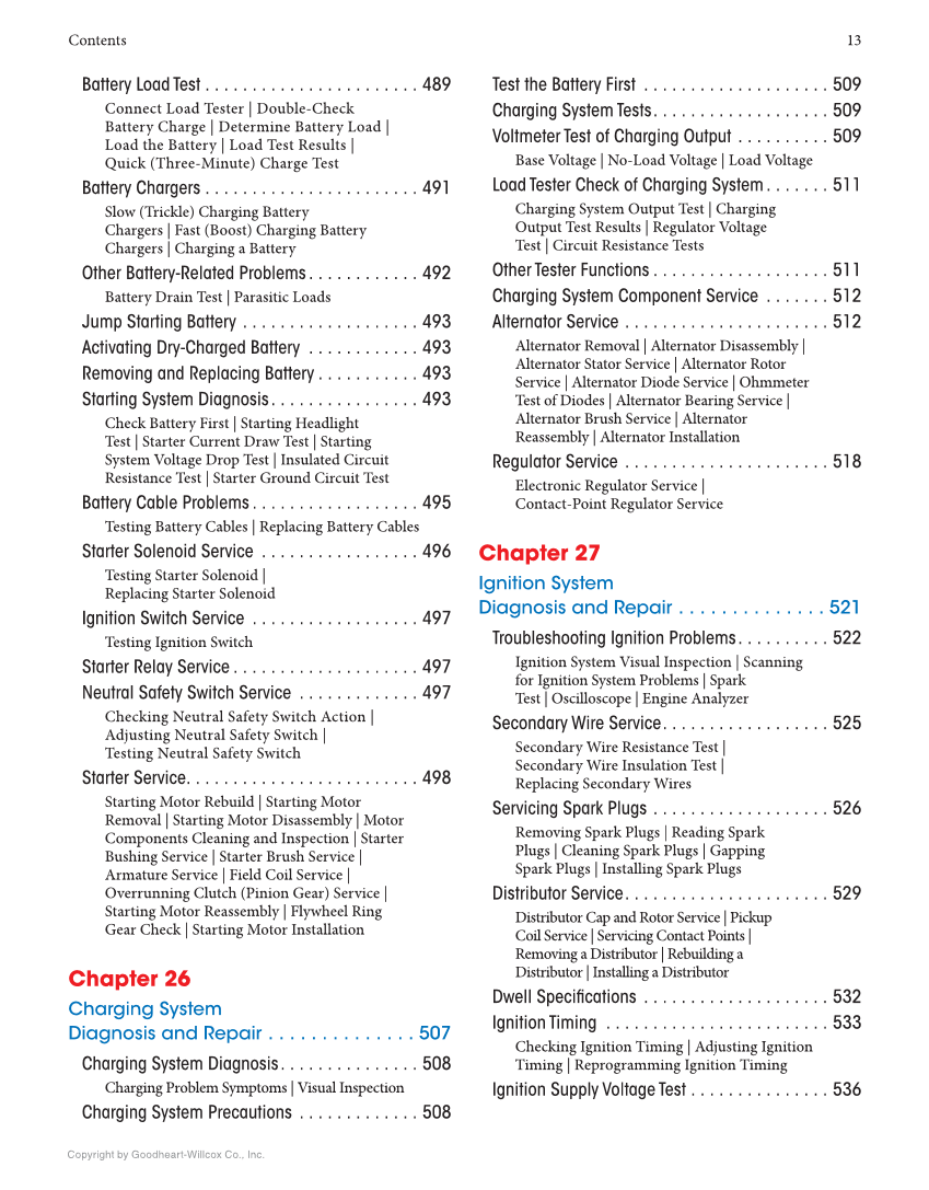 Auto Electricity and Electronics, 7th Edition, Online Textbook page 13