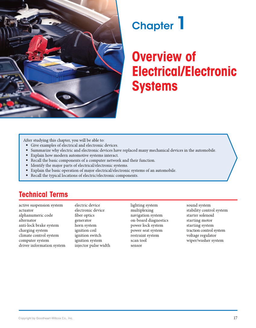 Auto Electricity and Electronics, 7th Edition, Online Textbook page 17