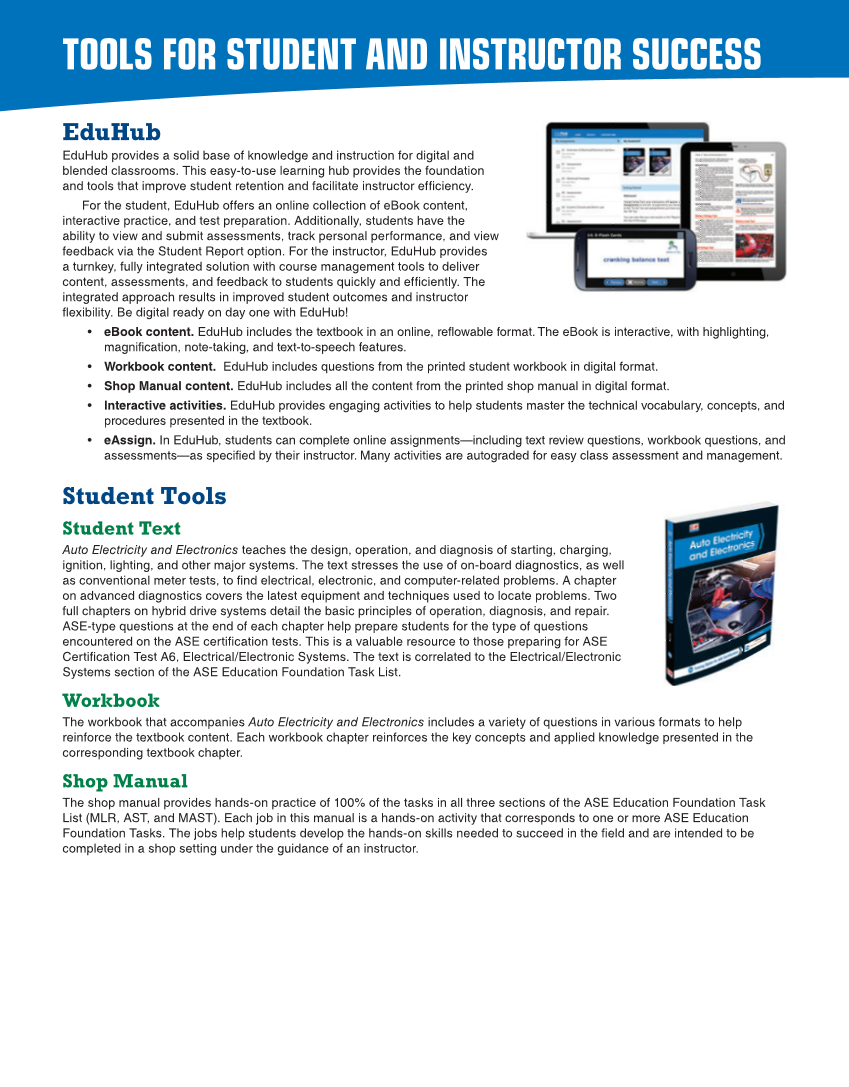 Auto Electricity and Electronics, 7th Edition, Online Textbook page M6