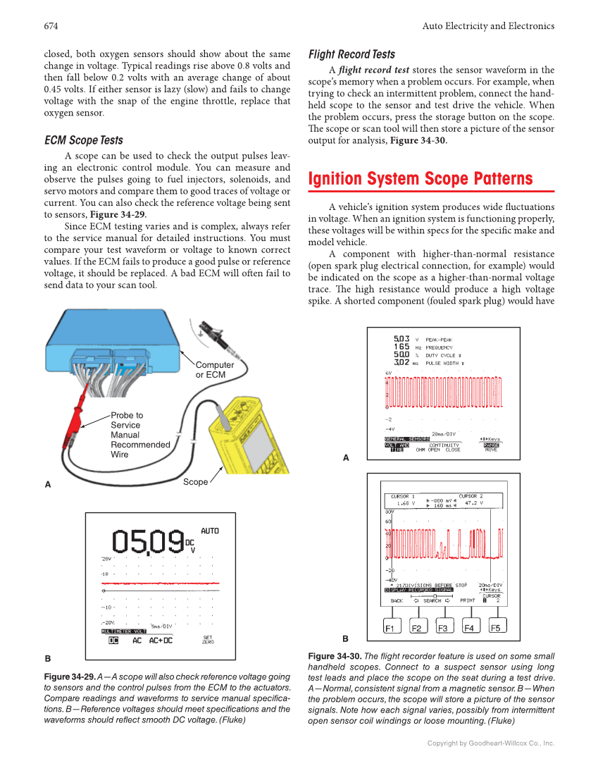 Auto Electricity and Electronics, 7th Edition, Online Textbook page 674