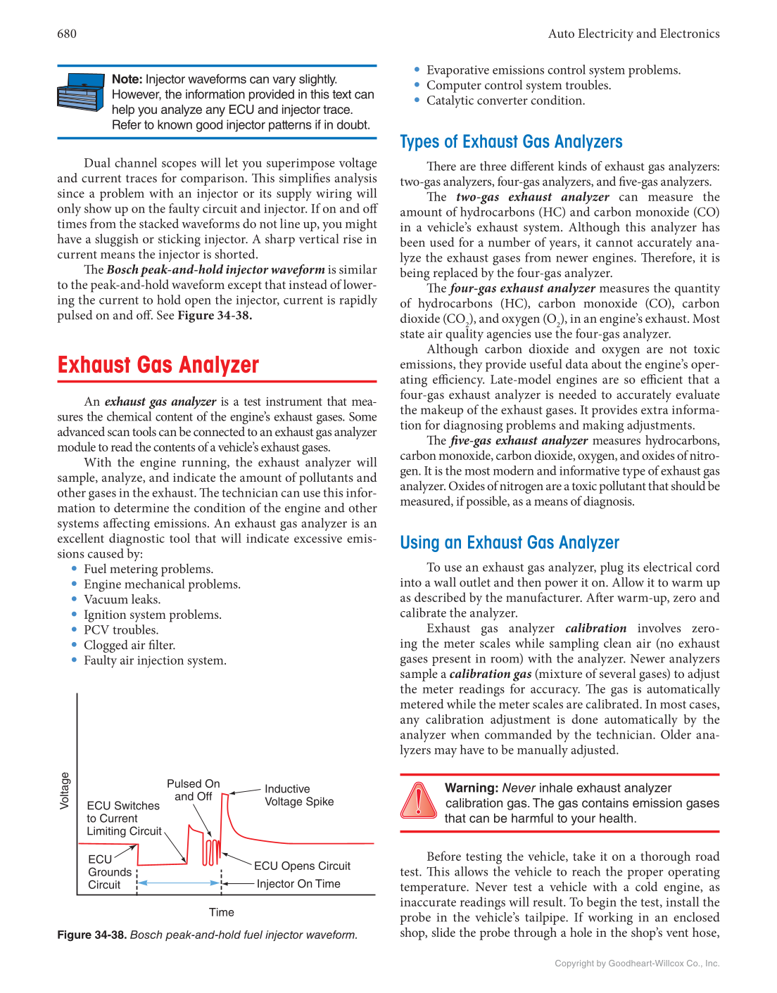 Auto Electricity and Electronics, 7th Edition, Online Textbook page 680