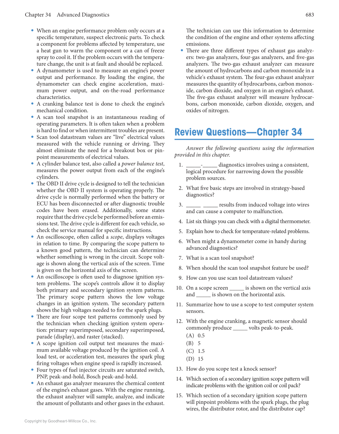 Auto Electricity and Electronics, 7th Edition, Online Textbook page 683