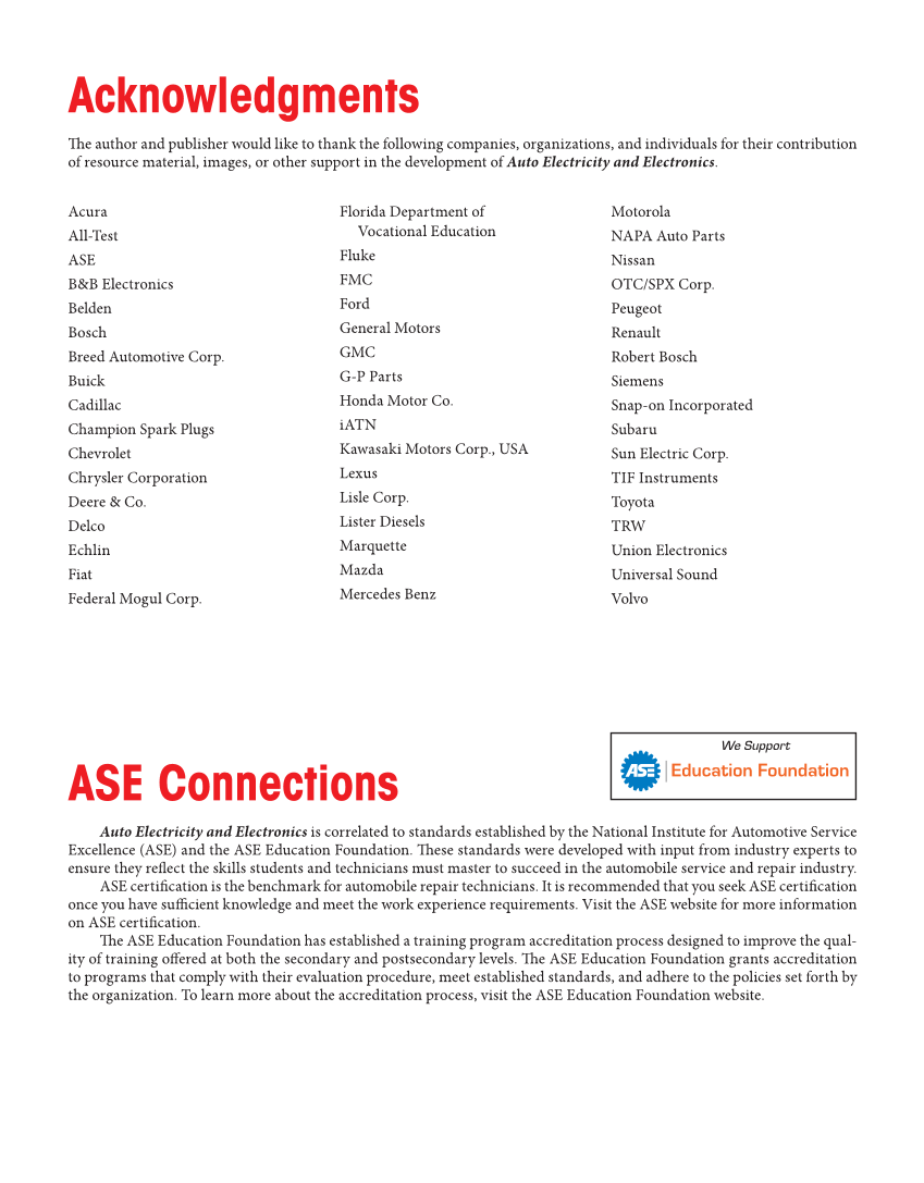 Auto Electricity and Electronics, 7th Edition, Online Textbook page M9