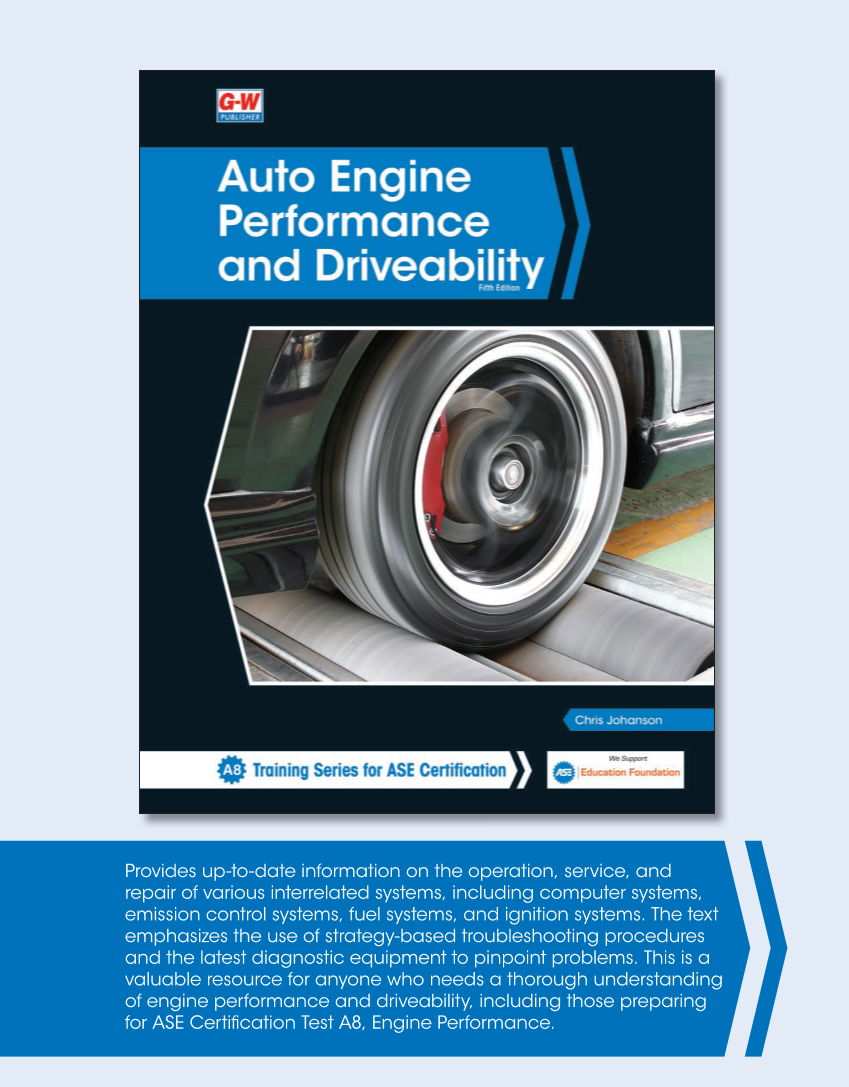 Auto Engine Performance and Driveability, 5th Edition, Online Textbook page W1