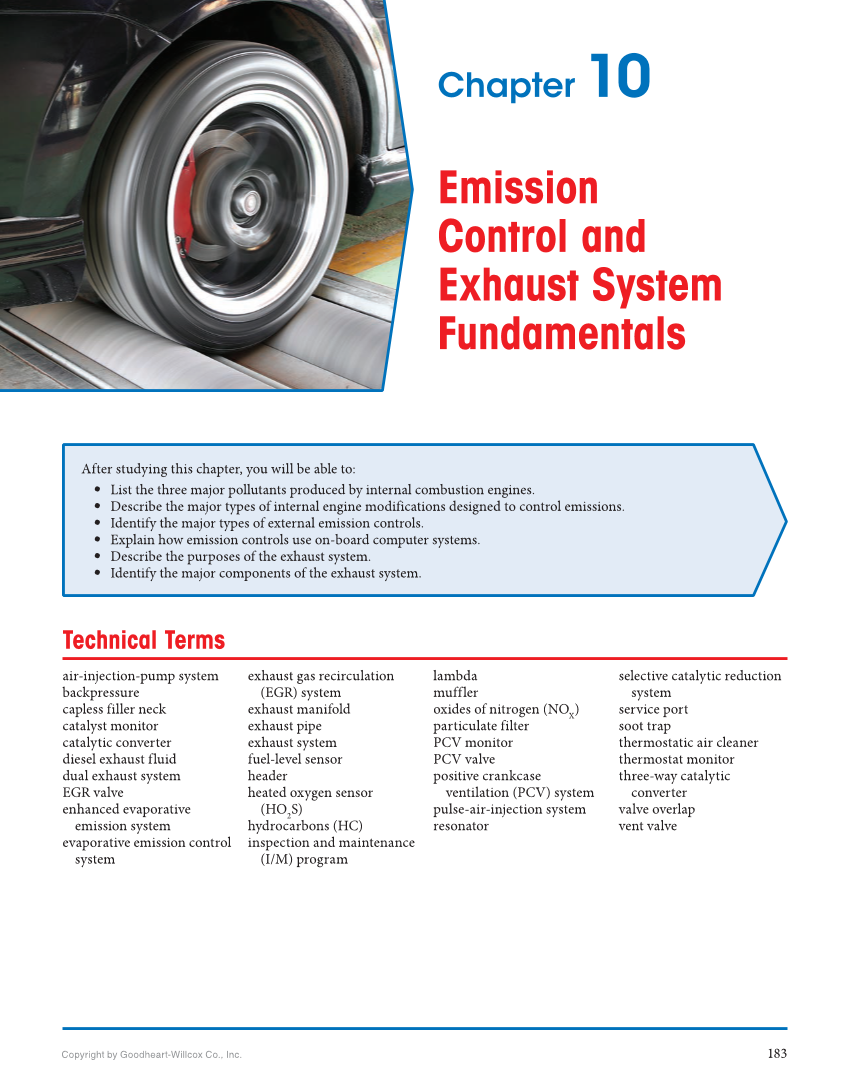 Auto Engine Performance and Driveability, 5th Edition, Online Textbook page 183