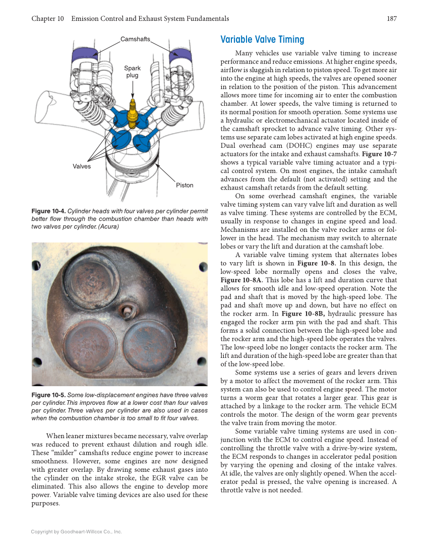 Auto Engine Performance and Driveability, 5th Edition, Online Textbook page 187