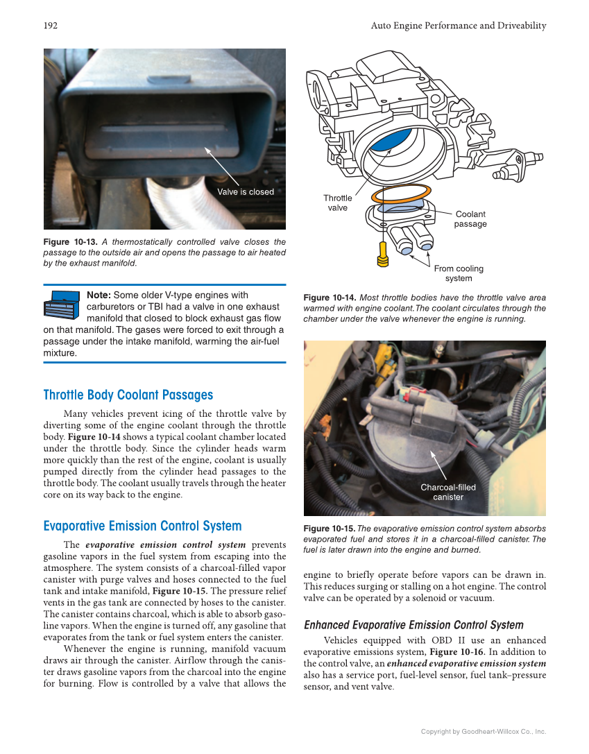 Auto Engine Performance and Driveability, 5th Edition, Online Textbook page 192