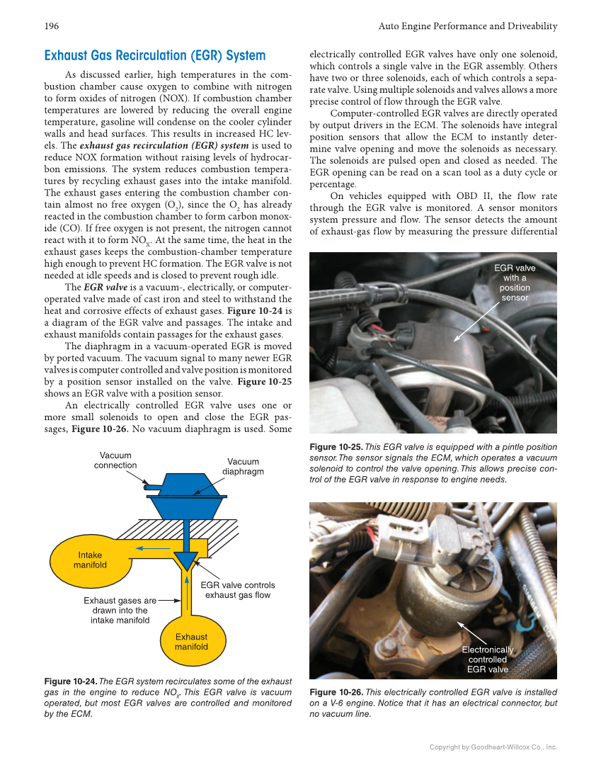Auto Engine Performance and Driveability, 5th Edition, Online Textbook page 196