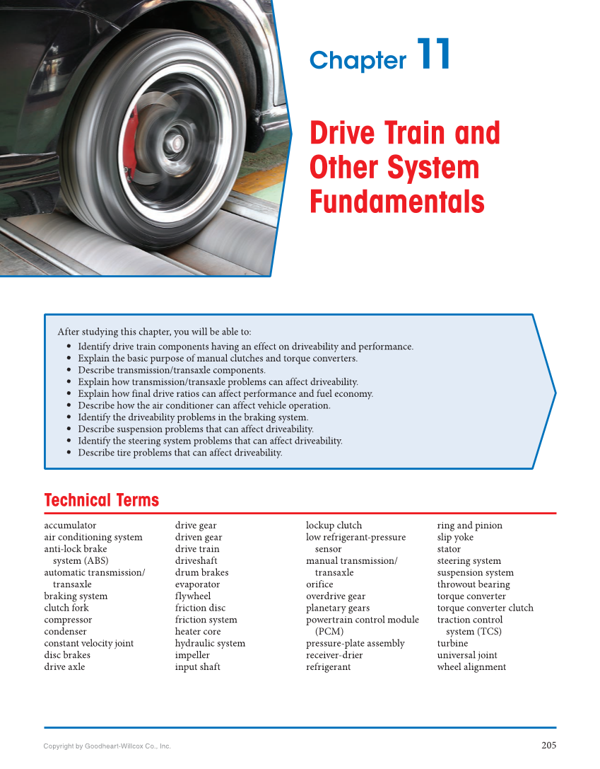 Auto Engine Performance and Driveability, 5th Edition, Online Textbook page 205