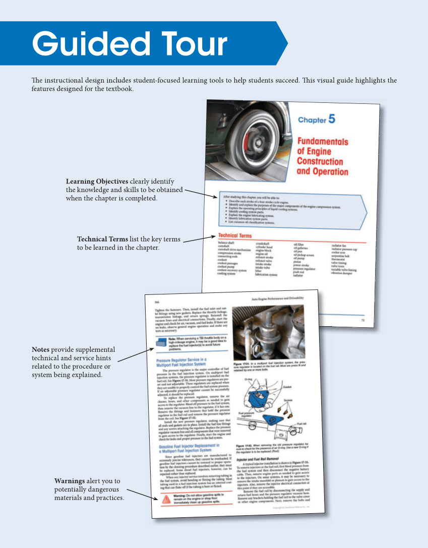 Auto Engine Performance and Driveability, 5th Edition, Online Textbook page W4