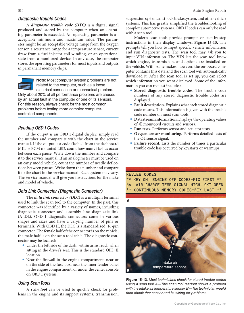 Auto Engine Repair, 7th Edition, Online Textbook page 314