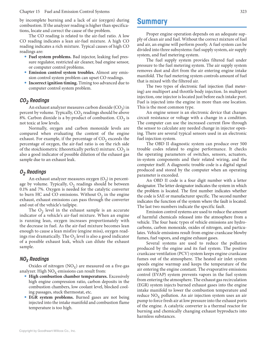 Auto Engine Repair, 7th Edition, Online Textbook page 323