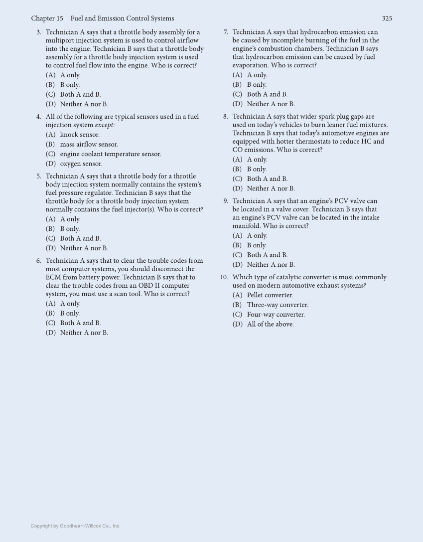 Auto Engine Repair, 7th Edition, Online Textbook page 325