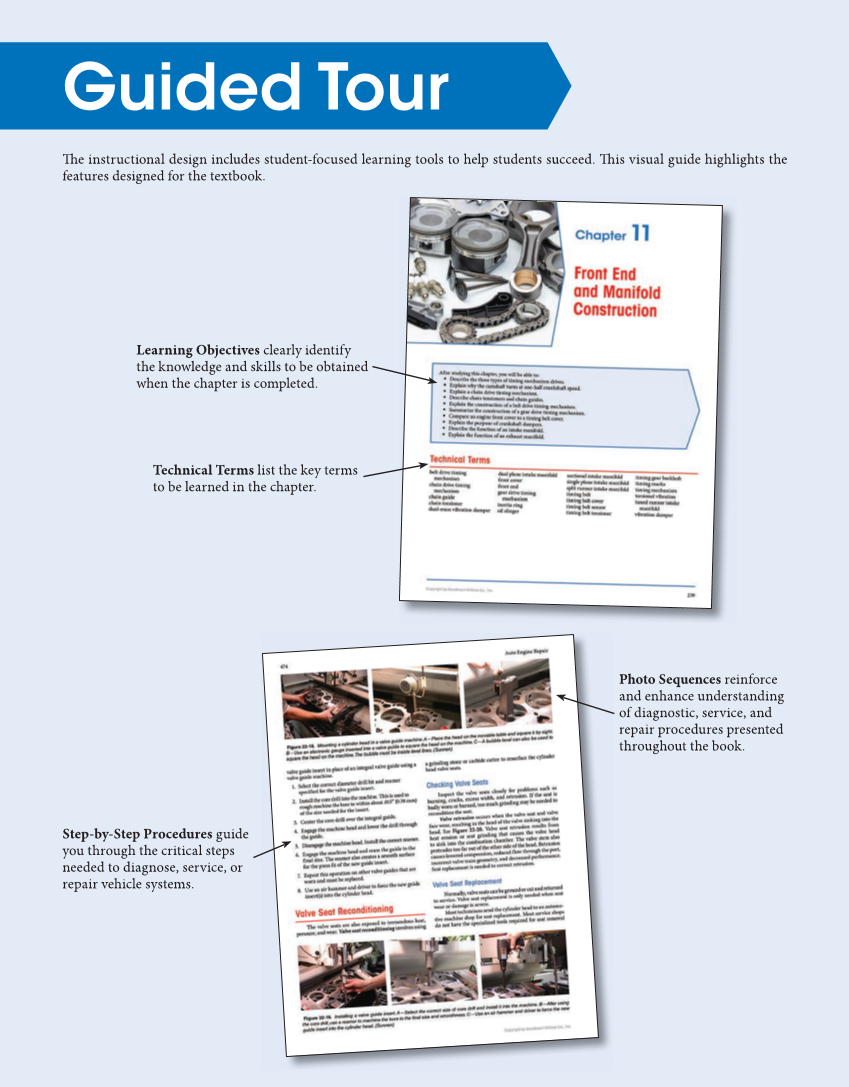 Auto Engine Repair, 7th Edition, Online Textbook page M4