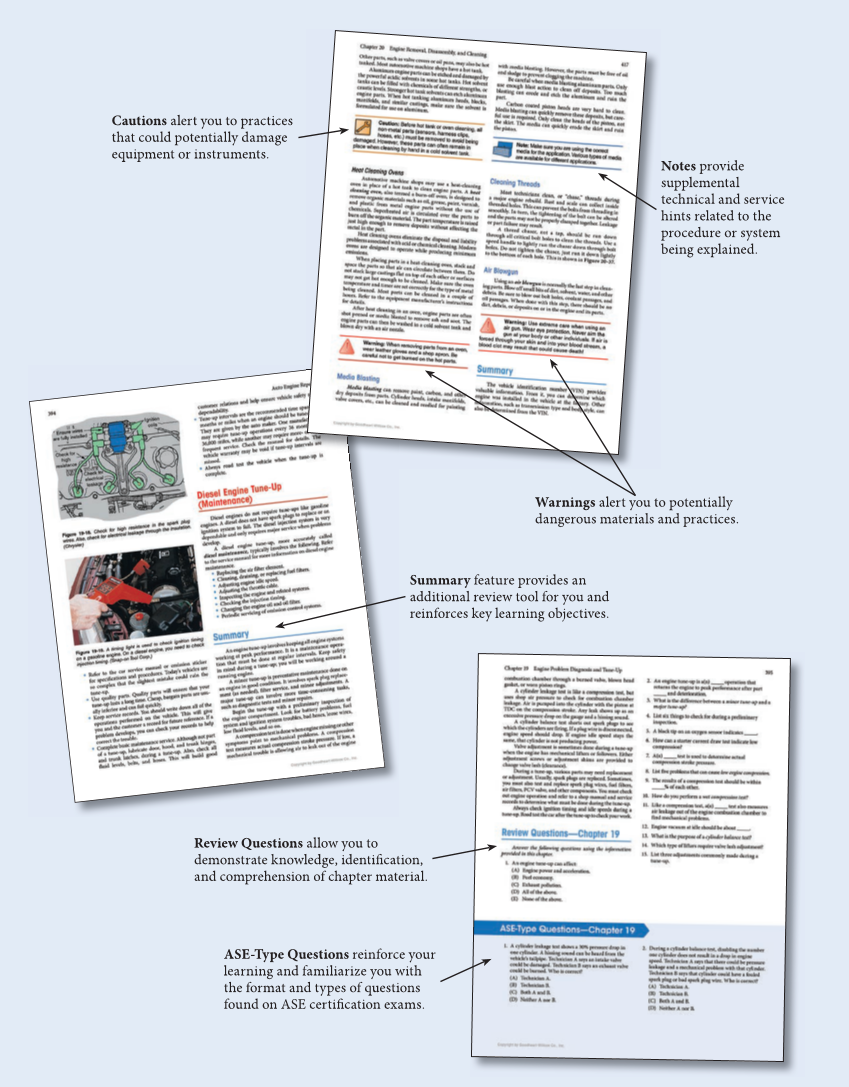 Auto Engine Repair, 7th Edition, Online Textbook page M5