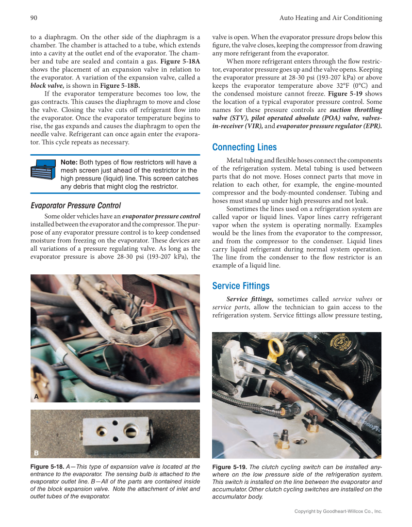 Auto Heating and Air Conditioning, 5th Edition, Online Textbook page 90