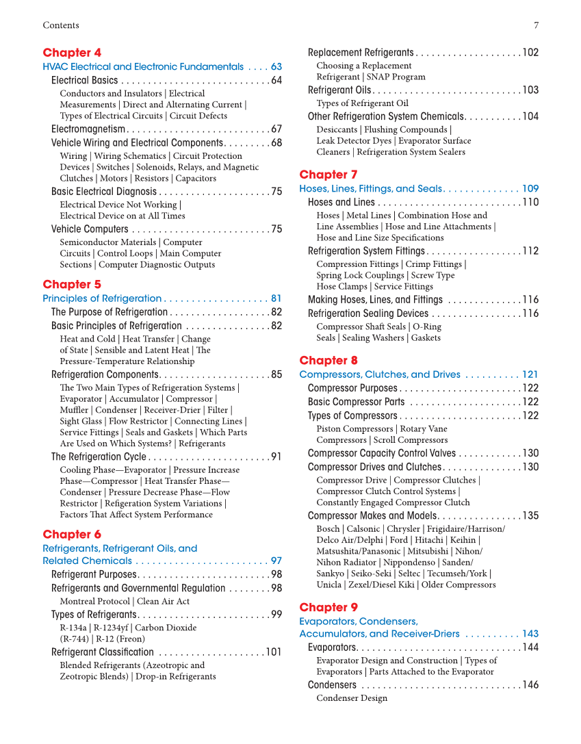 Auto Heating and Air Conditioning, 5th Edition, Online Textbook page 7