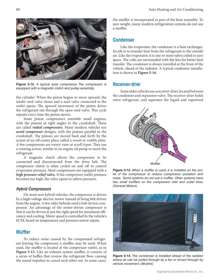 Auto Heating and Air Conditioning, 5th Edition, Online Textbook page 88