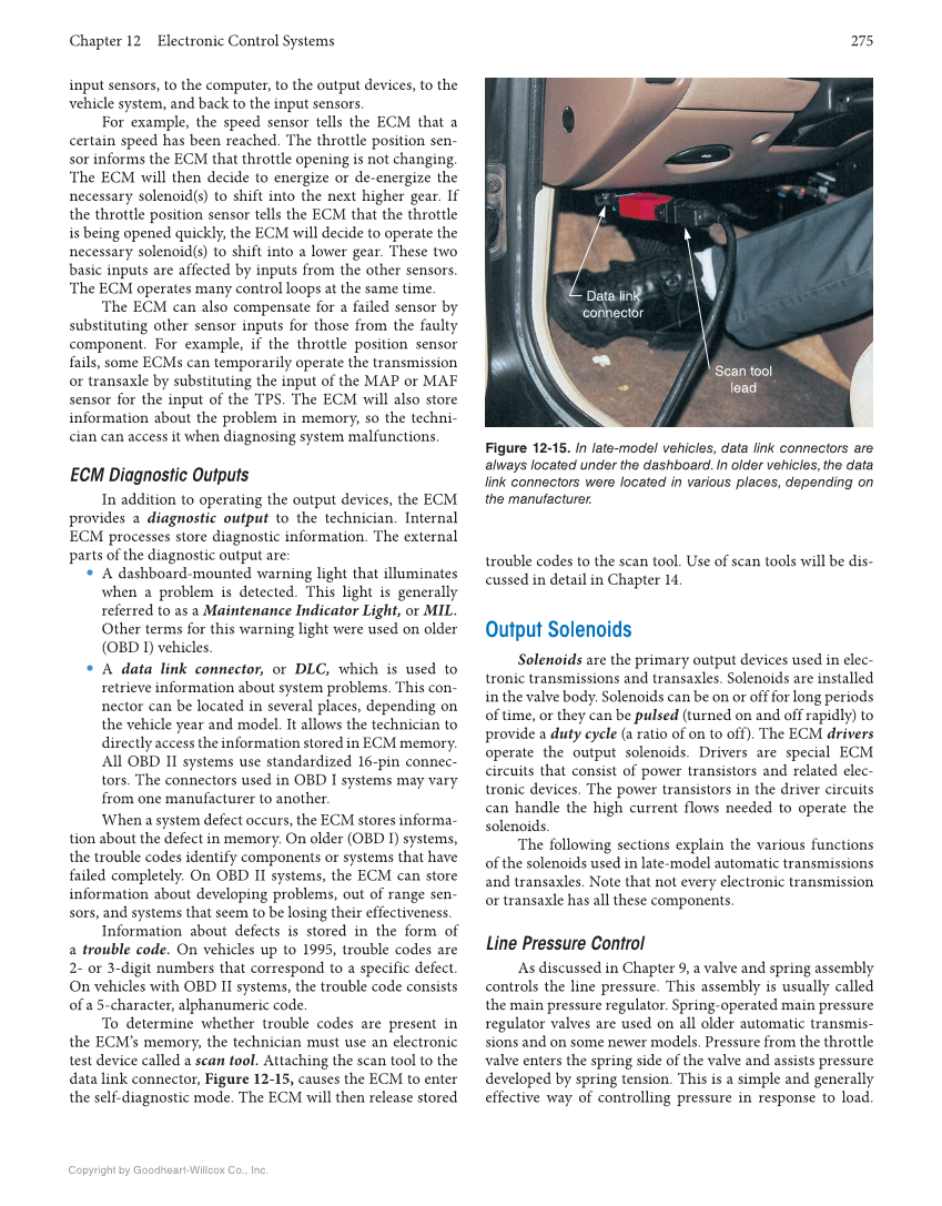 Automatic Transmissions and Transaxles, 5th Edition, Online Textbook page 275
