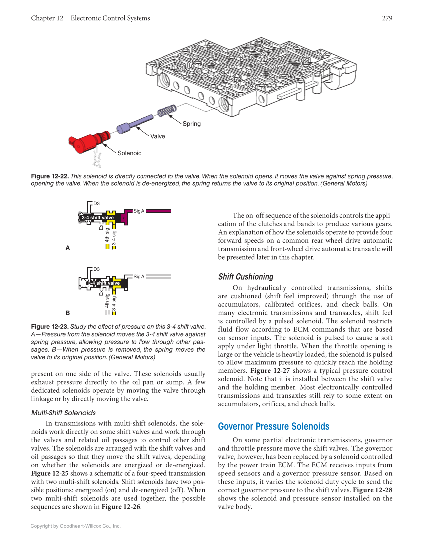 Automatic Transmissions and Transaxles, 5th Edition, Online Textbook page 279