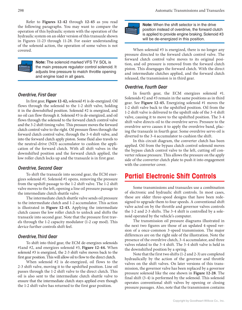 Automatic Transmissions and Transaxles, 5th Edition, Online Textbook page 298