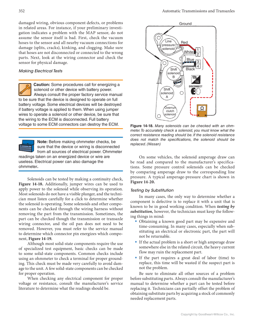 Automatic Transmissions and Transaxles, 5th Edition, Online Textbook page 352