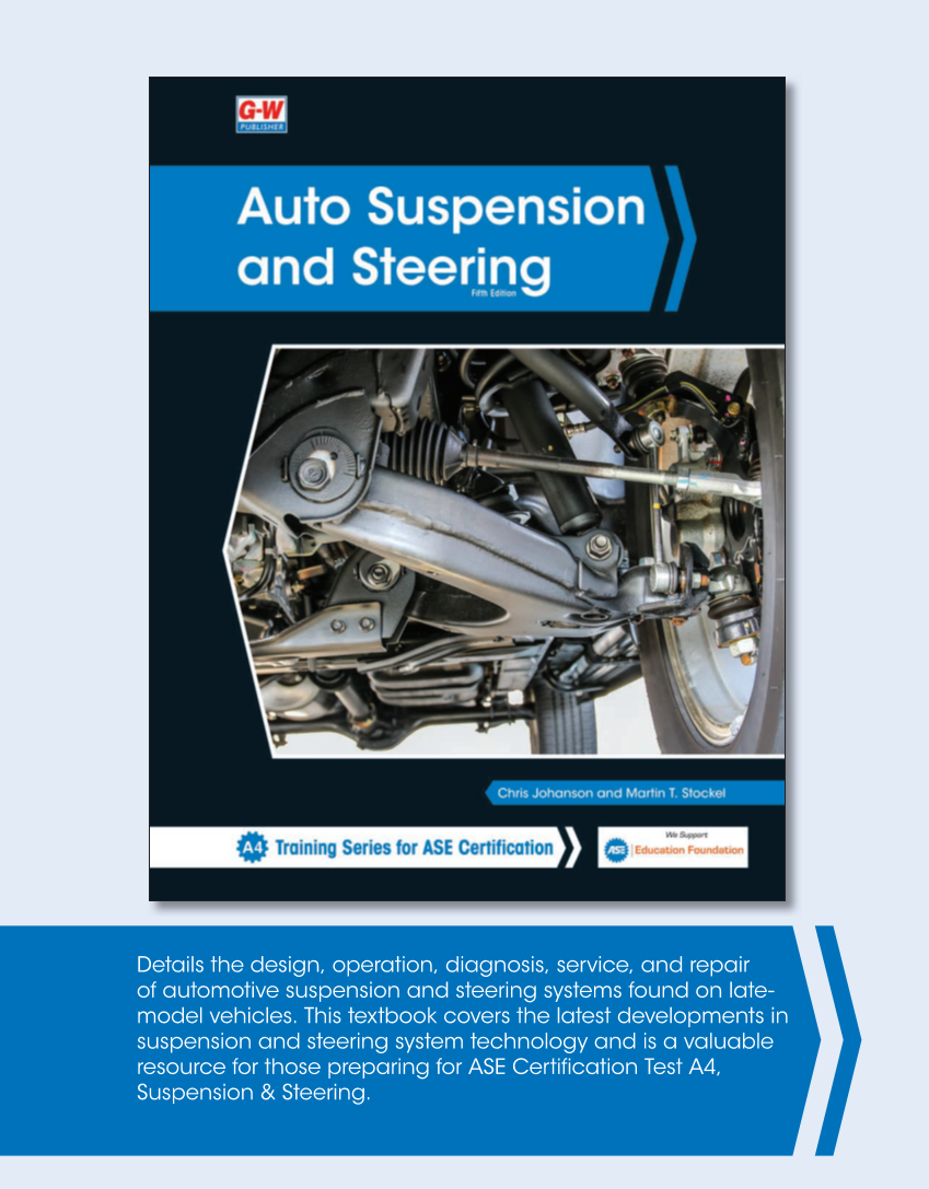 Auto Suspension and Steering, 5th Edition, Online Textbook page W1