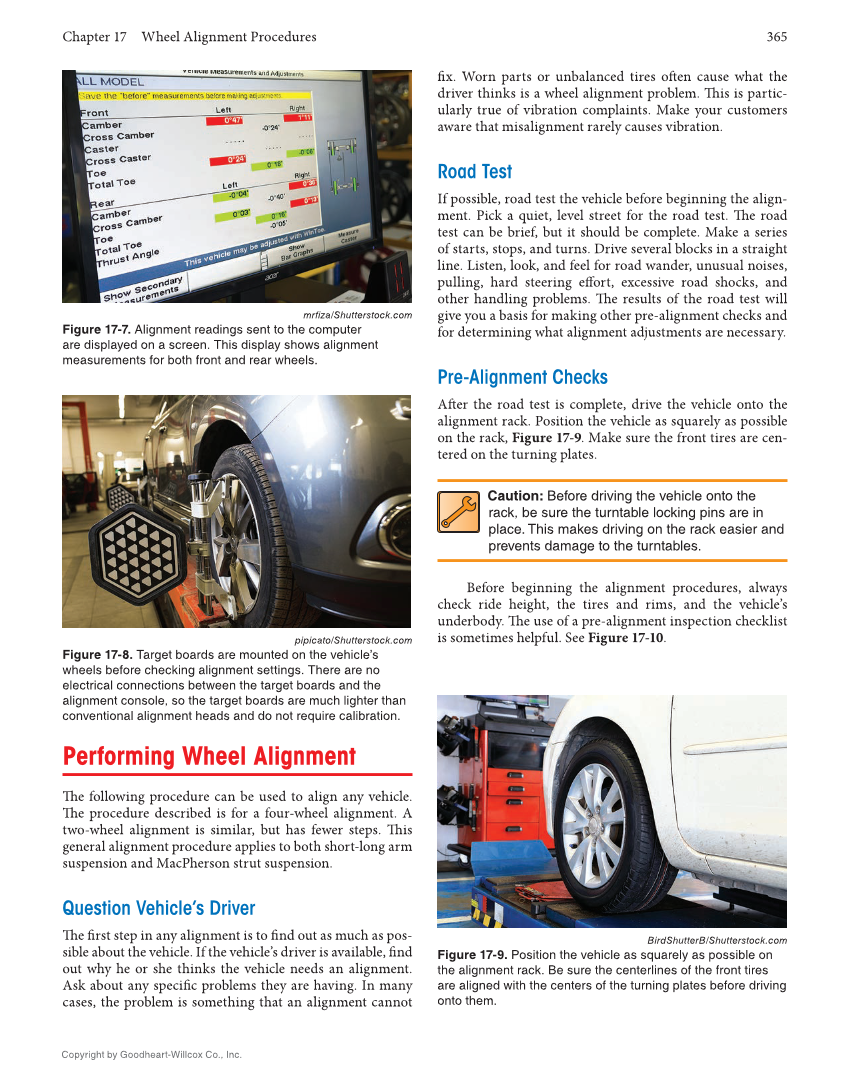 Auto Suspension and Steering, 5th Edition, Online Textbook page 365