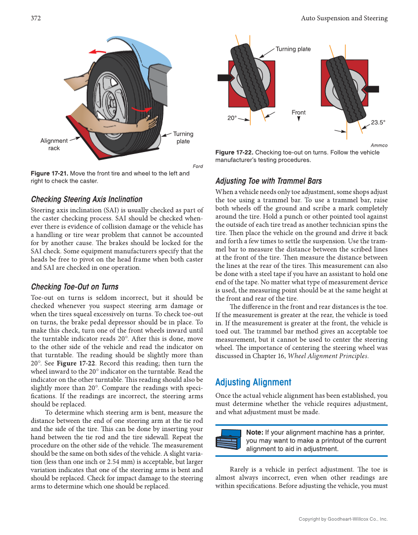 Auto Suspension and Steering, 5th Edition, Online Textbook page 372