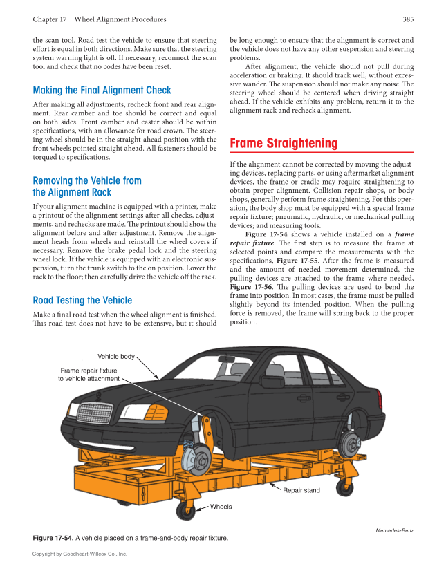 Auto Suspension and Steering, 5th Edition, Online Textbook page 385