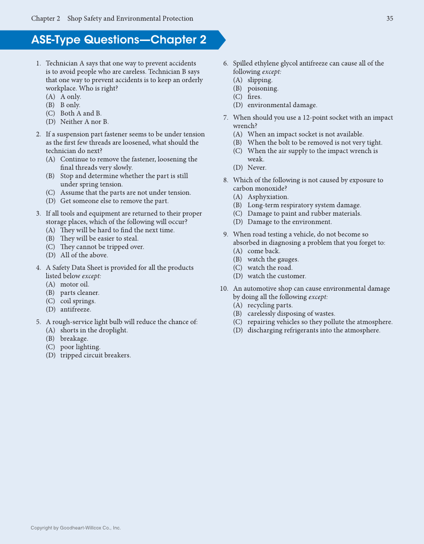 Auto Suspension and Steering, 5th Edition, Online Textbook page 35