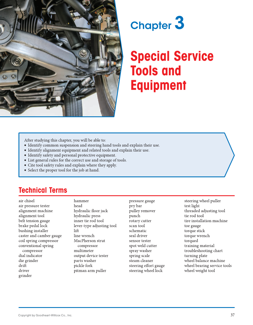 Auto Suspension and Steering, 5th Edition, Online Textbook page 37