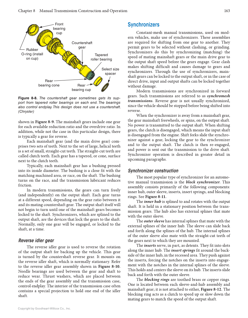 Manual Drive Trains and Axles, 4th Edition, Online Textbook page 163