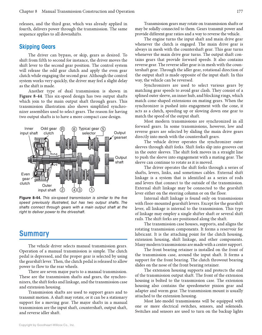 Manual Drive Trains and Axles, 4th Edition, Online Textbook page 177