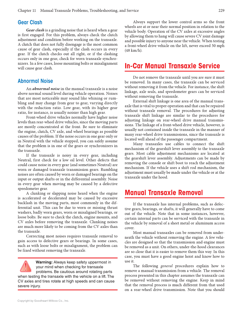 Manual Drive Trains and Axles, 4th Edition, Online Textbook page 229