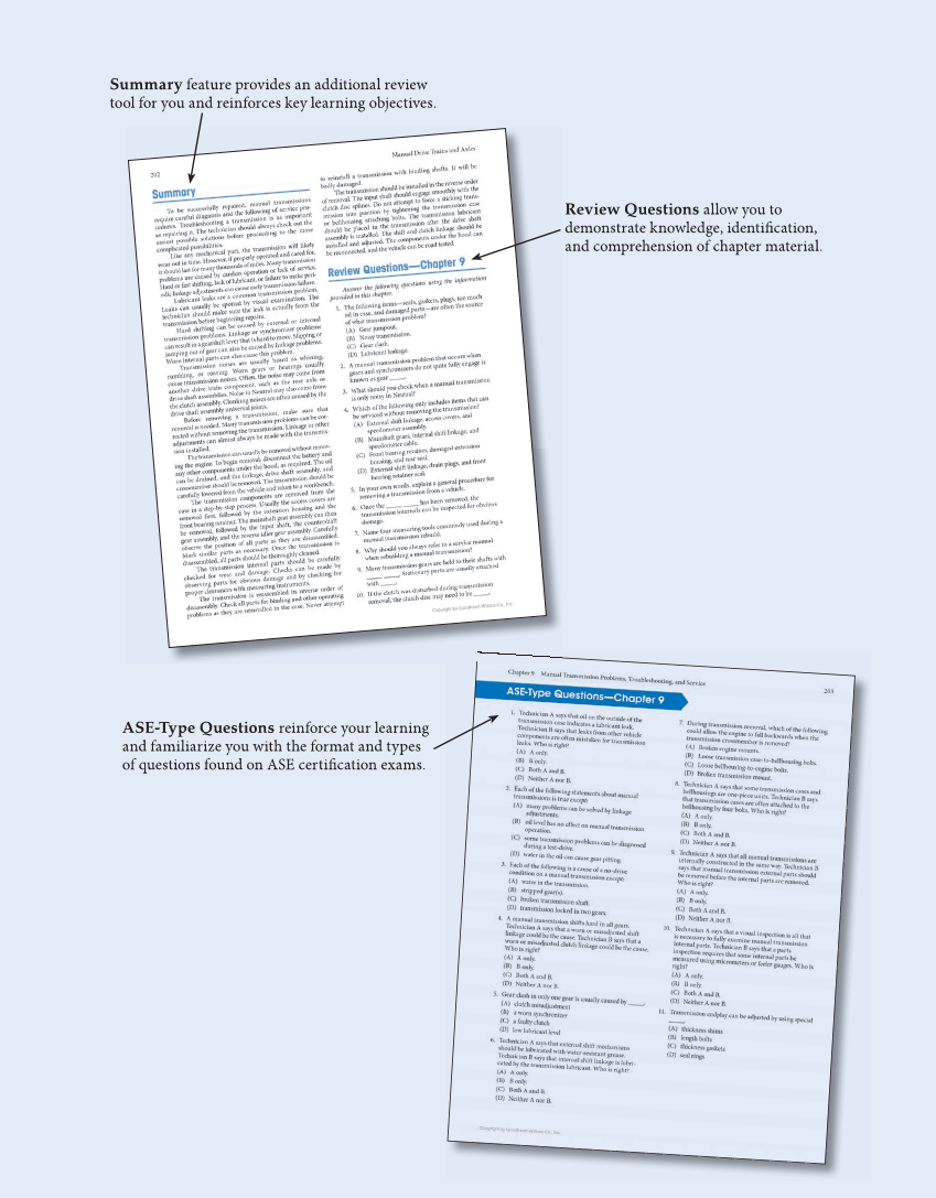 Manual Drive Trains and Axles, 4th Edition, Online Textbook page M5