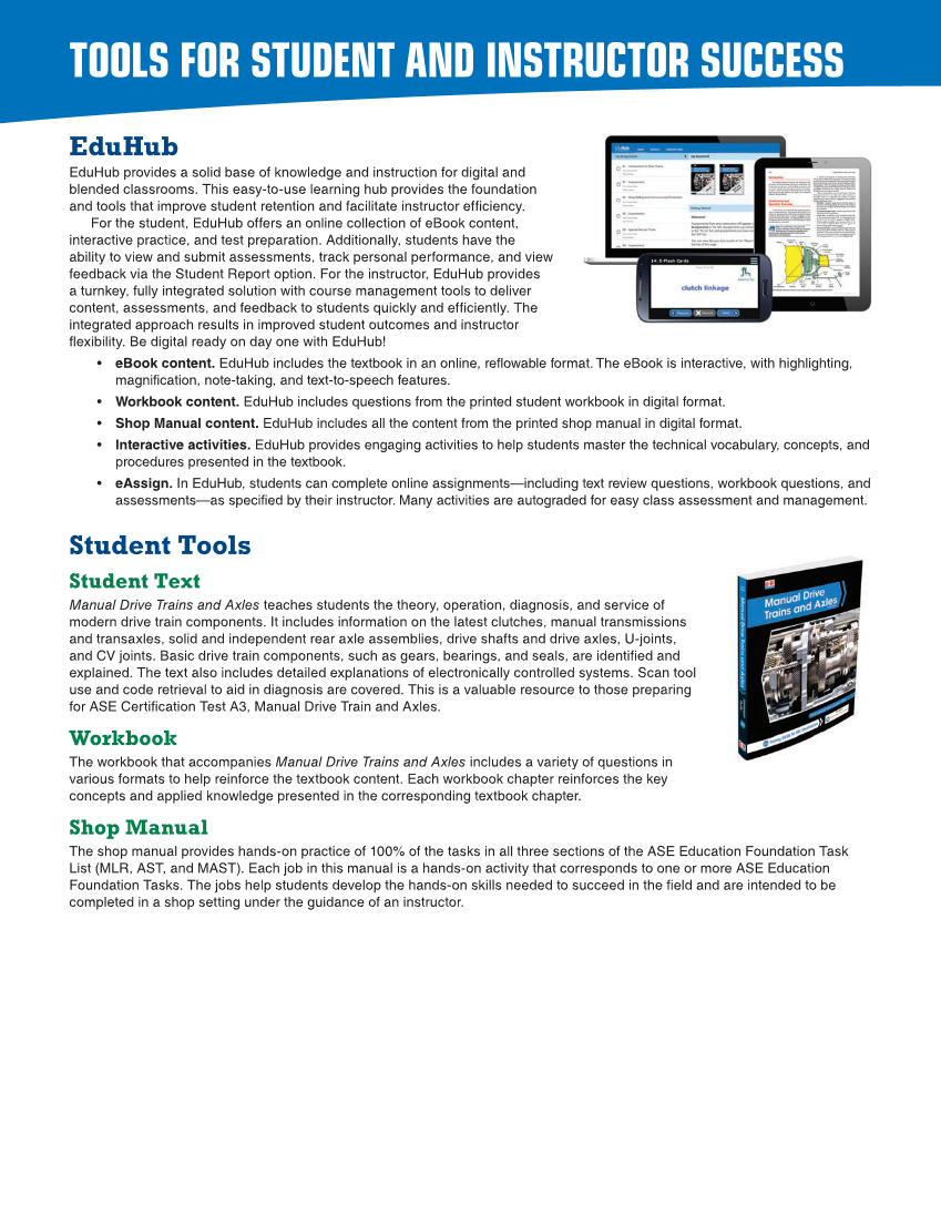 Manual Drive Trains and Axles, 4th Edition, Online Textbook page M6