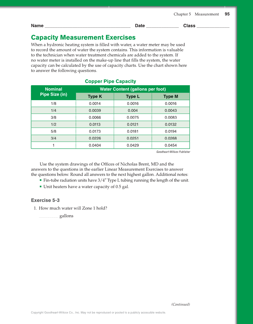 Math for HVACR, 1st Edition page 95